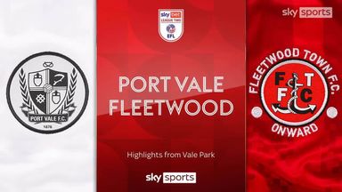 Port Vale 3-1 Fleetwood