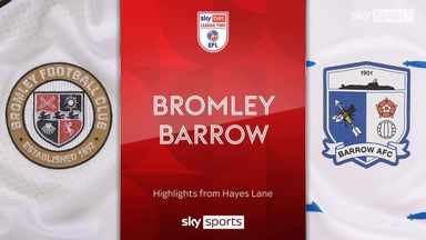 Bromley 1-1 Barrow