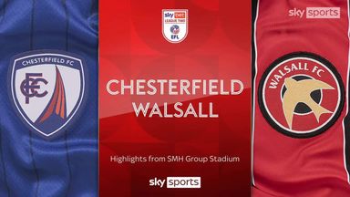 Chesterfield 2-2 Walsall