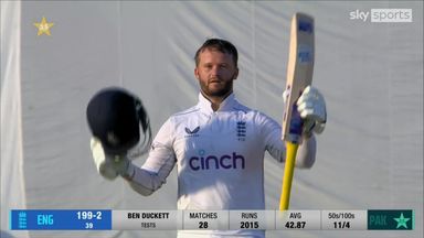 Duckett sweeps his way to fourth Test century! | 'A fitting way to get it'