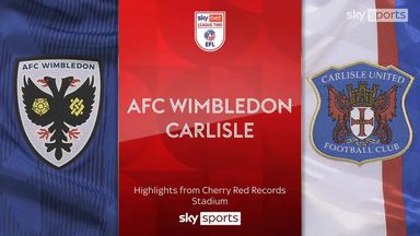 AFC Wimbledon 4-0 Carlisle