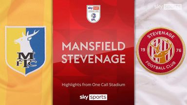 Mansfield 0-1 Stevenage