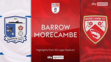 Barrow 0-1 Morecambe