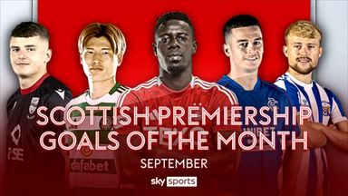 Scottish Premiership goals of the month: September