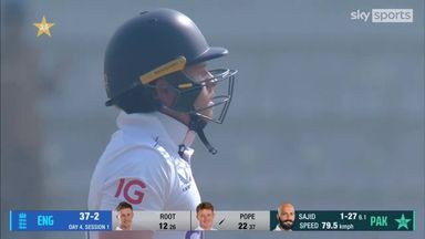 'Have a look at that!' | Pope falls early as Pakistan claim second-ball wicket