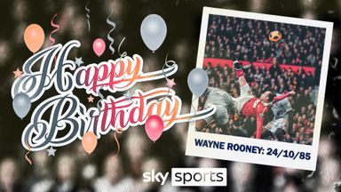 Happy Birthday Wayne Rooney | Watch his top five Premier League goals