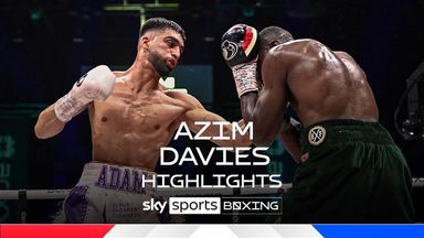 Highlights: Azim drops Davies twice in impressive win