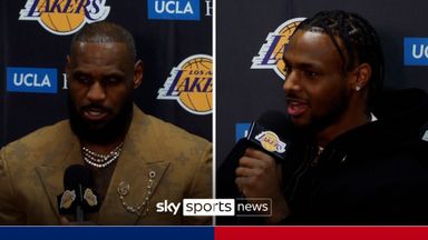 'Everything was just great!' | LeBron & Bronny on becoming first father-son duo in NBA