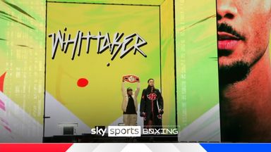 Ben Whittaker's extravagant anime ringwalk