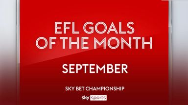 Championship: Goals of the Month | September