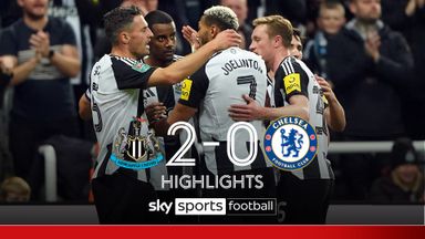 Isak on target as Newcastle power past Chelsea