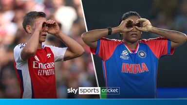 India star (and Arsenal fan!) pulls out Trossard celeb at T20 World Cup!