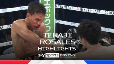 Teraji stops Rosales in 11 rounds to win the vacant WBC flyweight world title