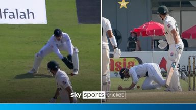 'Another one down!' | England drop TWO catches in the SAME OVER