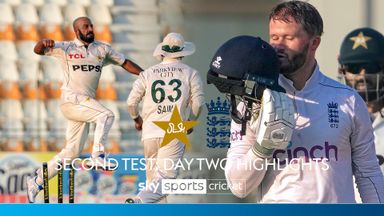 Pakistan vs England | Second Test, Day Two highlights