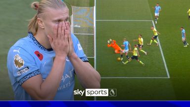 'The worst miss you'll see in Haaland's Man City career!'