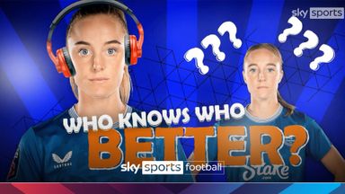 Everton's Holmgaard twins take on 'Who Knows Who Best'