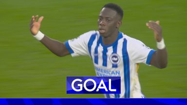 Minteh pulls one back for Brighton!