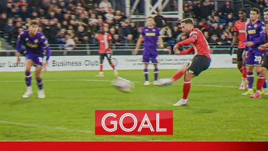 Clark pounces on defensive lapse to give Luton the lead 