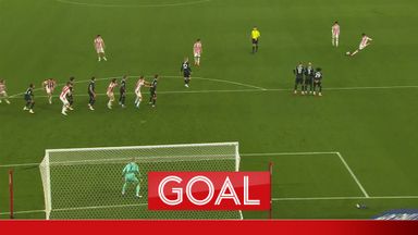 Cannon scores his first to put Stoke ahead