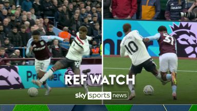 'He's a little lucky!' | Should Rashford have seen red against Villa?