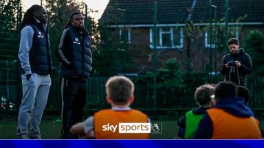 'Anything's possible' | Bassey and Iwobi visit young footballers