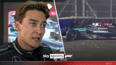 'It's one thing after another' | Russell winded following nasty P2 crash