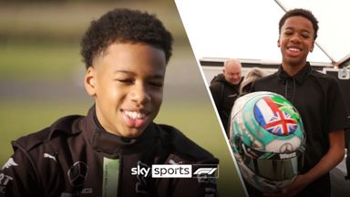 'I want to be like Hamilton when I grow up' | Kenzo's journey into Mercedes