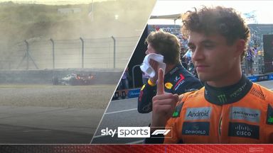 Norris SNATCHES pole from Verstappen after Russell crash!