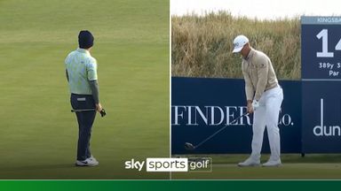 McIlroy drives the green and MacIntyre GLARES! 'He seems annoyed by that!'