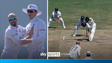 'Absolute beauty' | Leach gets two early wickets for England!