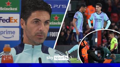 Arteta tight-lipped on potential Saliba red card appeal