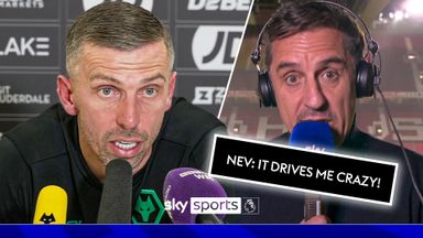 'I was just as frustrated as Gary!'| O'Neil responds to Nev's Wolves rant