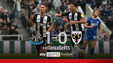 Newcastle 1-0 AFC Wimbledon