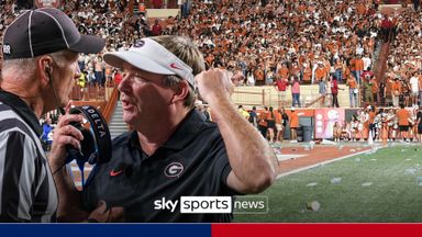 'Raining bottles into the end zone!' | Chaos as Texas fans vent fury at decision!