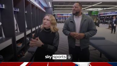 'It's exciting to be here' | Inside Bears locker room at Tottenham Hotspur stadium