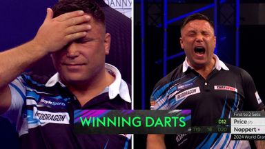 'That wasn't the plan!' | Price miscounts on match dart but recovers to win!