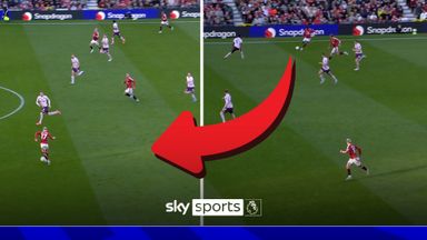 'Look at that ping!' | Rashford plays perfect pass to Garnacho!