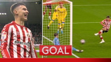 He's done it again! Teenage star Rigg puts Sunderland ahead vs Leeds