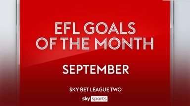 League Two: Goals of the Month | September