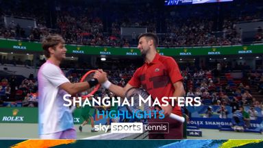 Djokovic defeats young Italian Cobolli at the Shanghai Masters