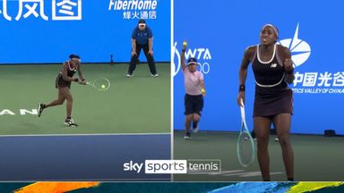 'That is just ridiculous!' | Gauff hits brilliant backhand winner