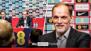 'Sorry I have a German passport! | Best bits from Tuchel's England press conference