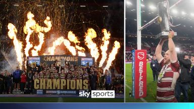 Behind the scenes: Wigan Warriors celebrate Super League triumph at Old Trafford