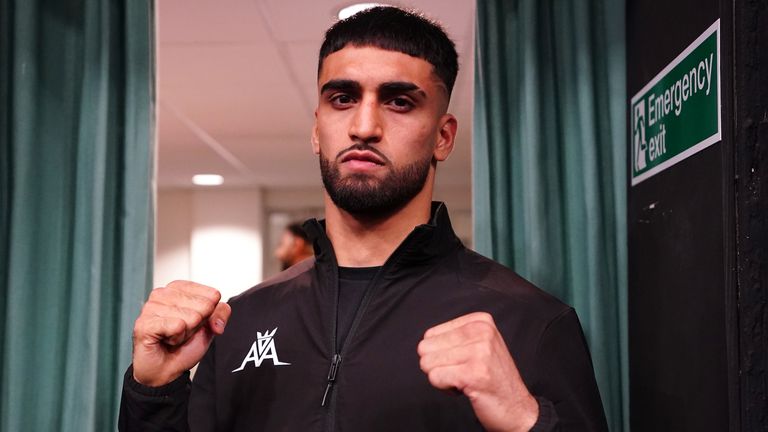 Adam Azim ahead of his fight with Ohara Davies 