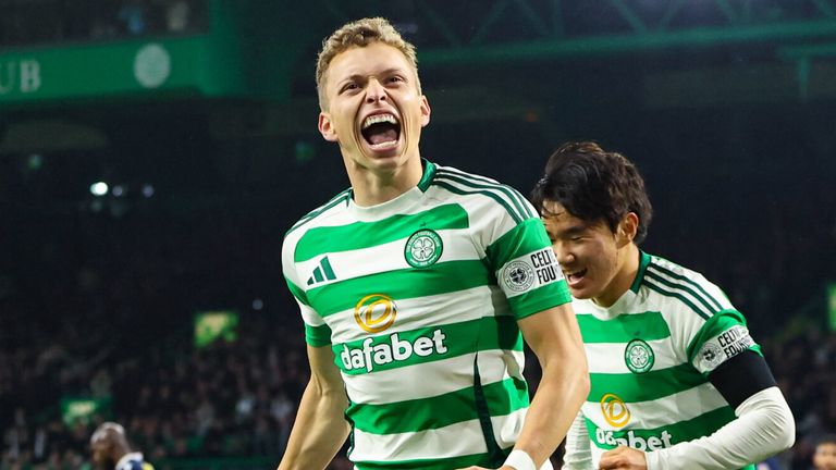 Alistair Johnston scored his second goal in four days as Celtic saw off Dundee