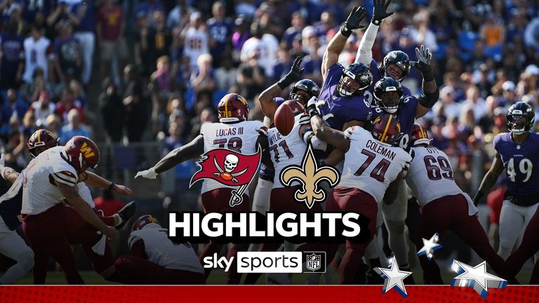 Highlights of the Washington Commanders against the Baltimore Ravens from Week Six of the NFL season.