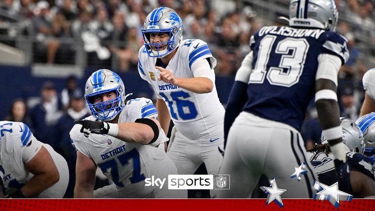 Quarterback Detroit Jared Goff melakukan permainan trik inventaris, melepaskan Sam Laporta untuk touchdown 52-putri melawan Dallas.