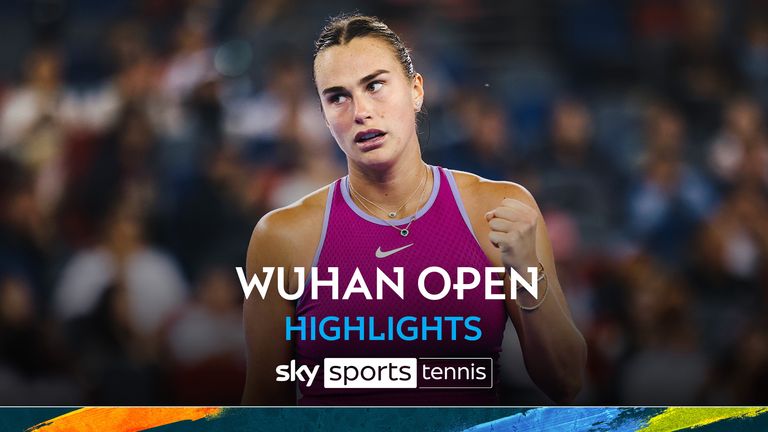 Highlights of the Wuhan Open quarter-final match between Aryna Sabalenka and Magdalena Frech.