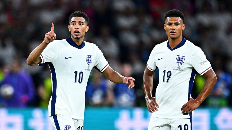 Who should start up front in England vs Greece?